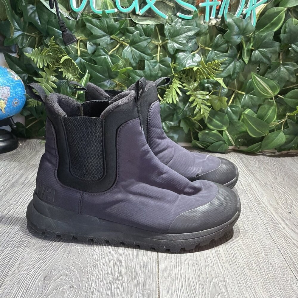 Helly Hansen Lynn Women Size 8.5 Navy  Comfort Snow Pull On Boots